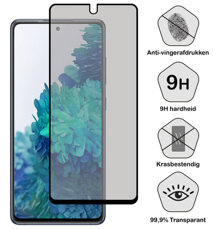 Forterra Samsung S20 FE Screenprotector Gehard Glas - Privacy