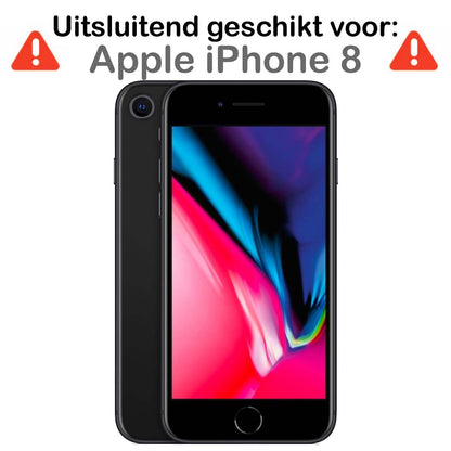Forterra iPhone 8 Plus Hoesje Magneet Hard Case Shockproof - Zilver