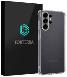 Forterra Samsung S26 Ultra Hoesje Siliconen Backcover Lichtgewicht - Transparant
