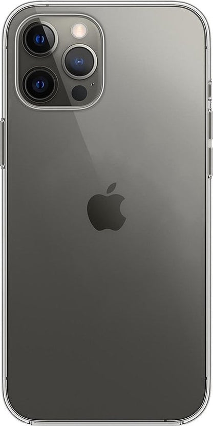 Forterra iPhone 12 Pro Hoesje Siliconen Backcover Lichtgewicht - Transparant