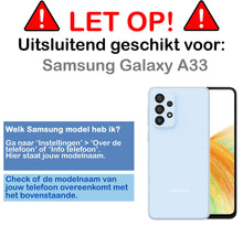 Forterra Samsung A33 Screenprotector Gehard Glas - Full Screen