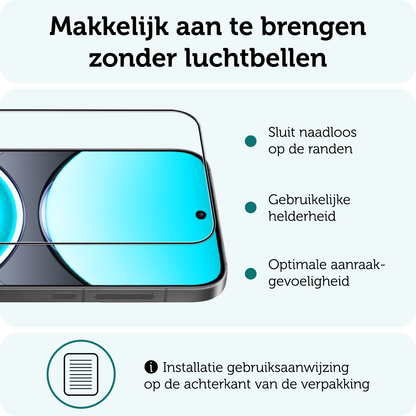 Forterra OPPO Find X8 Pro Screenprotector Gehard Glas - Full Screen