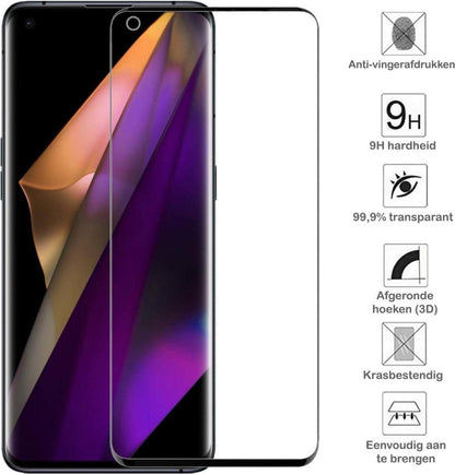 Forterra OPPO Find X3 Pro Screenprotector Gehard Glas - Anti-kras