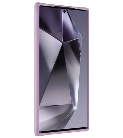 Forterra Samsung S24 Ultra Hoesje Siliconen Backcover Lichtgewicht - Lila