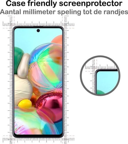 Forterra Samsung A71 Screenprotector Gehard Glas - Full Screen