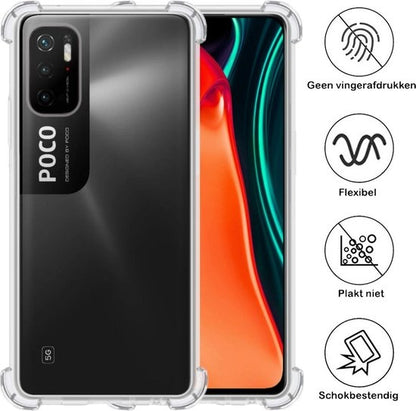 Forterra Poco M3 Pro Hoesje Shockproof Backcover Siliconen - Transparant