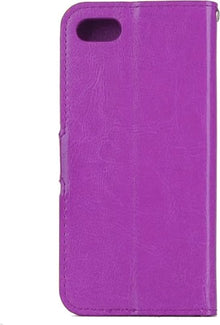 Forterra iPhone 7 Hoesje Bookcase Cover met Kaarthouder - Paars