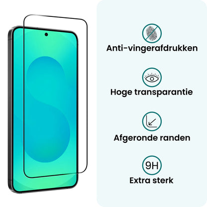 Forterra Samsung S25 Edge Screenprotector Gehard Glas - Full Screen