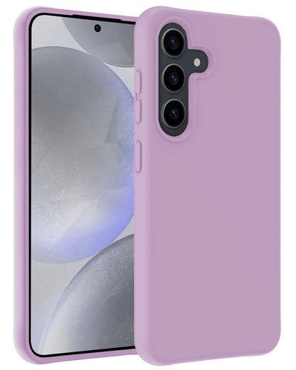 Forterra Samsung S24 Plus Hoesje Siliconen Backcover Lichtgewicht - Lila