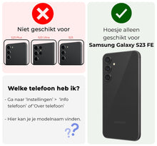 Forterra Samsung S23 FE Hoesje Siliconen Backcover Lichtgewicht - Donkergroen