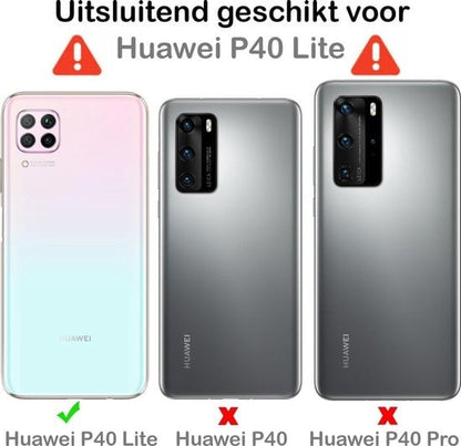 Forterra Huawei P40 Lite Hoesje Shockproof Backcover Siliconen - Transparant