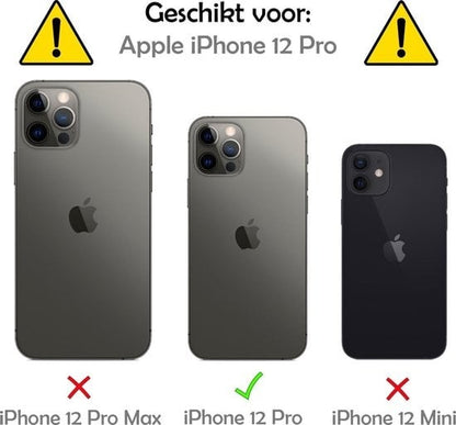 Forterra iPhone 12 Pro Screenprotector Gehard Glas - Anti-kras