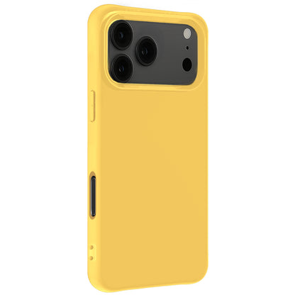 Forterra iPhone 17 Pro Max Hoesje Siliconen Backcover Lichtgewicht - Geel