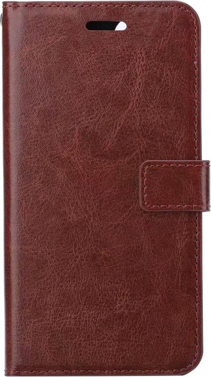 Forterra iPhone 12 Pro Max Hoesje Bookcase Cover met Kaarthouder - Bruin