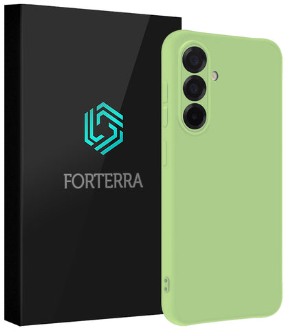 Forterra Samsung A36 Hoesje Siliconen Backcover Lichtgewicht - Groen