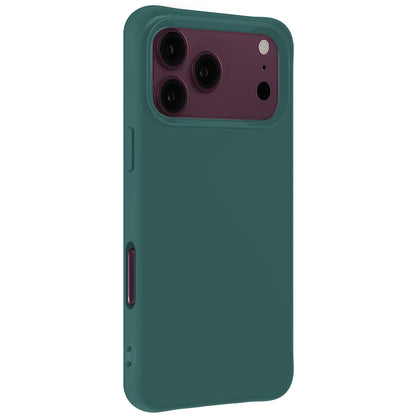 Forterra iPhone 18 Pro Hoesje Siliconen Backcover Lichtgewicht - Donkergroen