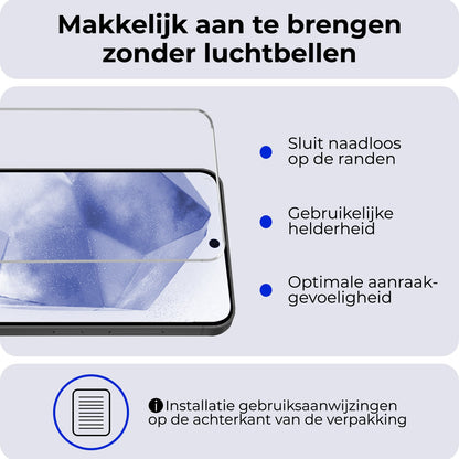 Forterra Samsung A55 Screenprotector Gehard Glas - Anti-kras