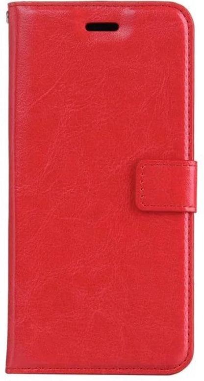 Forterra iPhone 7 Hoesje Bookcase Cover met Kaarthouder - Rood