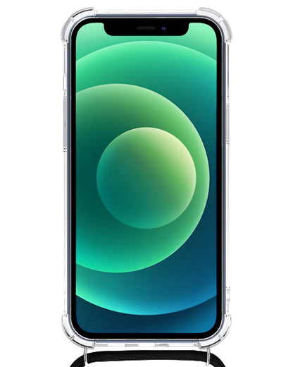 Forterra iPhone 12 Pro Hoesje met Koord Backcover Shockproof - Transparant