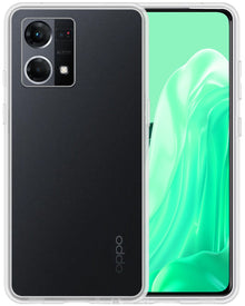 Forterra OPPO Reno 7 Hoesje Siliconen Backcover Lichtgewicht - Transparant