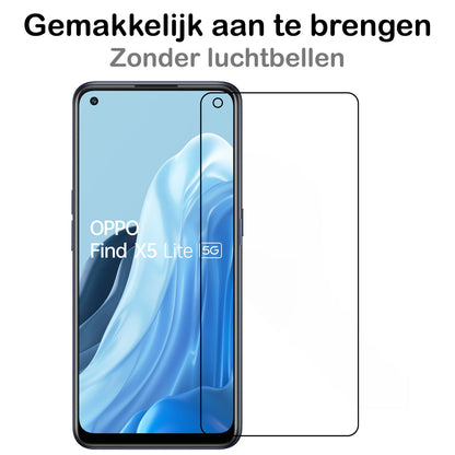 Forterra OPPO Find X5 Lite Screenprotector Gehard Glas - Anti-kras