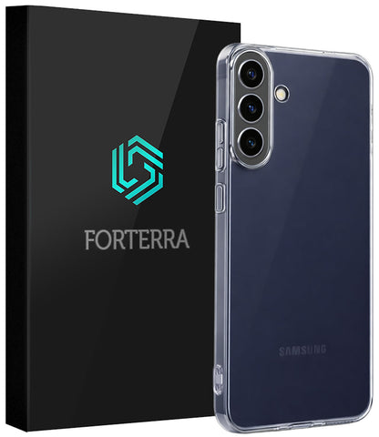 Forterra Samsung A57 Hoesje Siliconen Backcover Lichtgewicht - Transparant