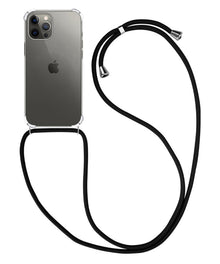 Forterra iPhone 12 Pro Hoesje met Koord Backcover Shockproof - Transparant