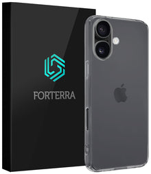 Forterra iPhone 17 Hoesje Siliconen Backcover Lichtgewicht - Transparant