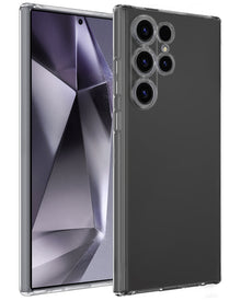 Forterra Samsung S24 Ultra Hoesje Siliconen Backcover Lichtgewicht - Transparant