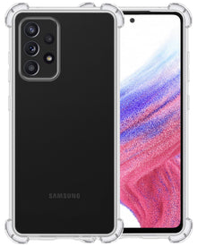 Forterra Samsung A53 Hoesje Shockproof Backcover Siliconen - Transparant