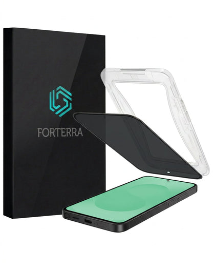 Forterra Privacy Screenprotector Geschikt voor Samsung Galaxy S25 Ultra - Met Installatie Kit - Privacy - Beschermglas - Flexibel Glas - Tempered Glass - Screen Protector