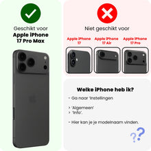 Forterra iPhone 17 Pro Max Hoesje Met Telefoonkoord en Pasjeshouder Siliconen - Aubergine
