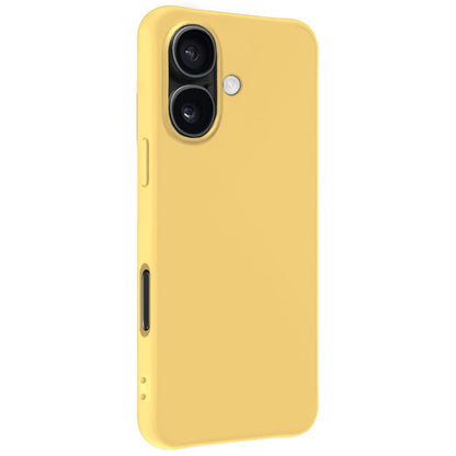 Forterra iPhone 17 Hoesje Siliconen Backcover Lichtgewicht - Geel