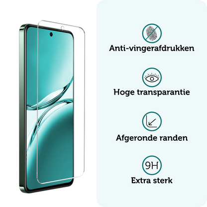 Forterra Oppo Reno 12 F Screenprotector Gehard Glas - Anti-kras