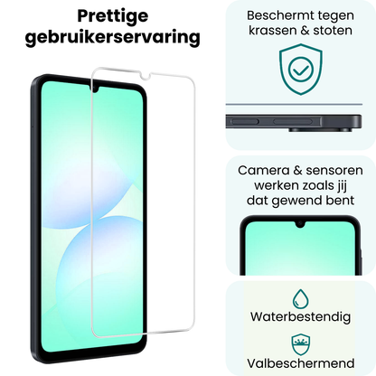 Forterra Samsung A07 Screenprotector Gehard Glas - Anti-kras