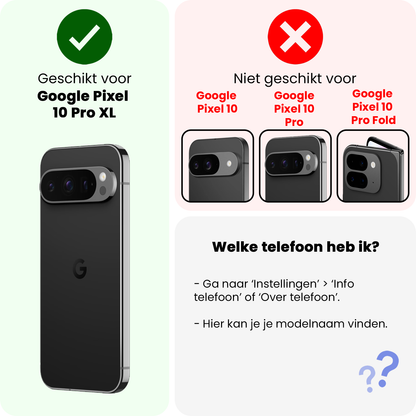 Forterra Google Pixel 10 Pro XL Camera Screenprotector Gehard Glas