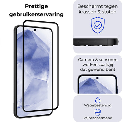 Forterra Samsung A55 Screenprotector Gehard Glas - Full Screen