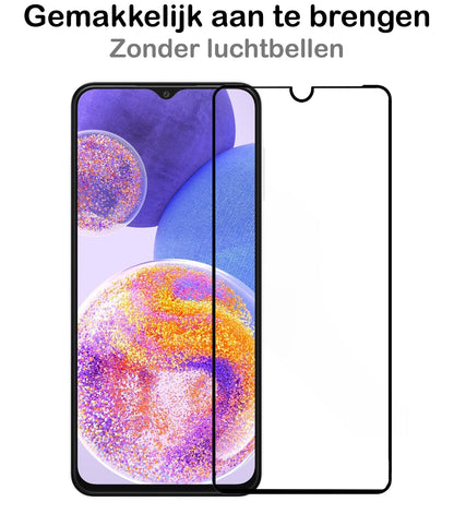 Forterra Samsung A23 Screenprotector Gehard Glas - Full Screen