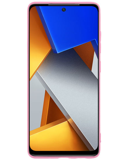 Forterra Xiaomi Poco X4 Pro 5G Hoesje Siliconen Backcover Lichtgewicht - Lichtroze
