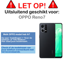 Forterra OPPO Reno 7 Hoesje Siliconen Backcover Lichtgewicht - Transparant
