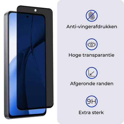 Forterra OnePlus Nord CE 4 Screenprotector Gehard Glas - Privacy