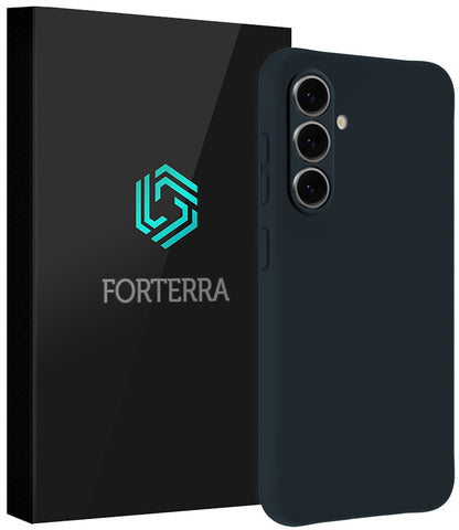 Forterra Samsung A37 Hoesje Siliconen Backcover Lichtgewicht - Donkerblauw