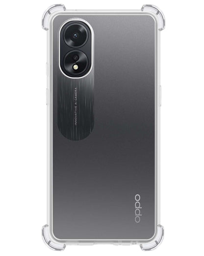 Forterra OPPO A38 Hoesje Shockproof Backcover Siliconen - Transparant