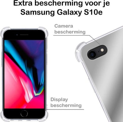 Forterra iPhone 7 Hoesje Shockproof Backcover Siliconen - Zilver