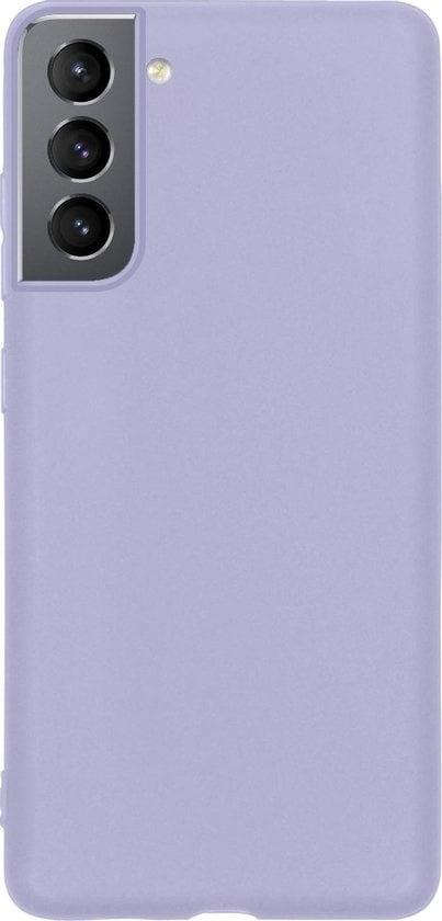 Forterra Samsung S21 Plus Hoesje Siliconen Backcover Lichtgewicht - Lila