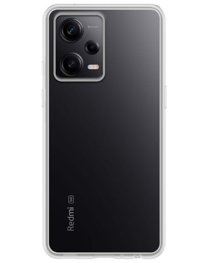 Forterra Xiaomi Redmi Note 12 Pro Hoesje Siliconen Backcover Lichtgewicht - Transparant
