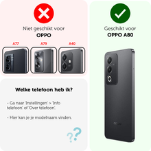 Forterra OPPO A80 Hoesje Shockproof Backcover Siliconen - Transparant