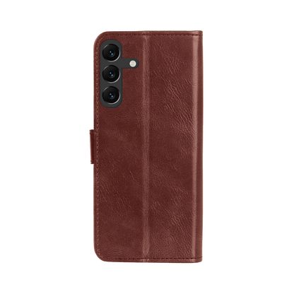 Forterra Samsung A16 Hoesje Bookcase Cover met Kaarthouder - Bruin