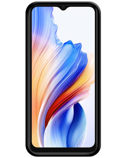 Forterra OPPO A38 Hoesje Siliconen Backcover Lichtgewicht - Zwart