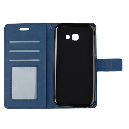 Forterra Samsung Galaxy A5 2017 Hoesje Bookcase Cover met Kaarthouder - Donkerblauw